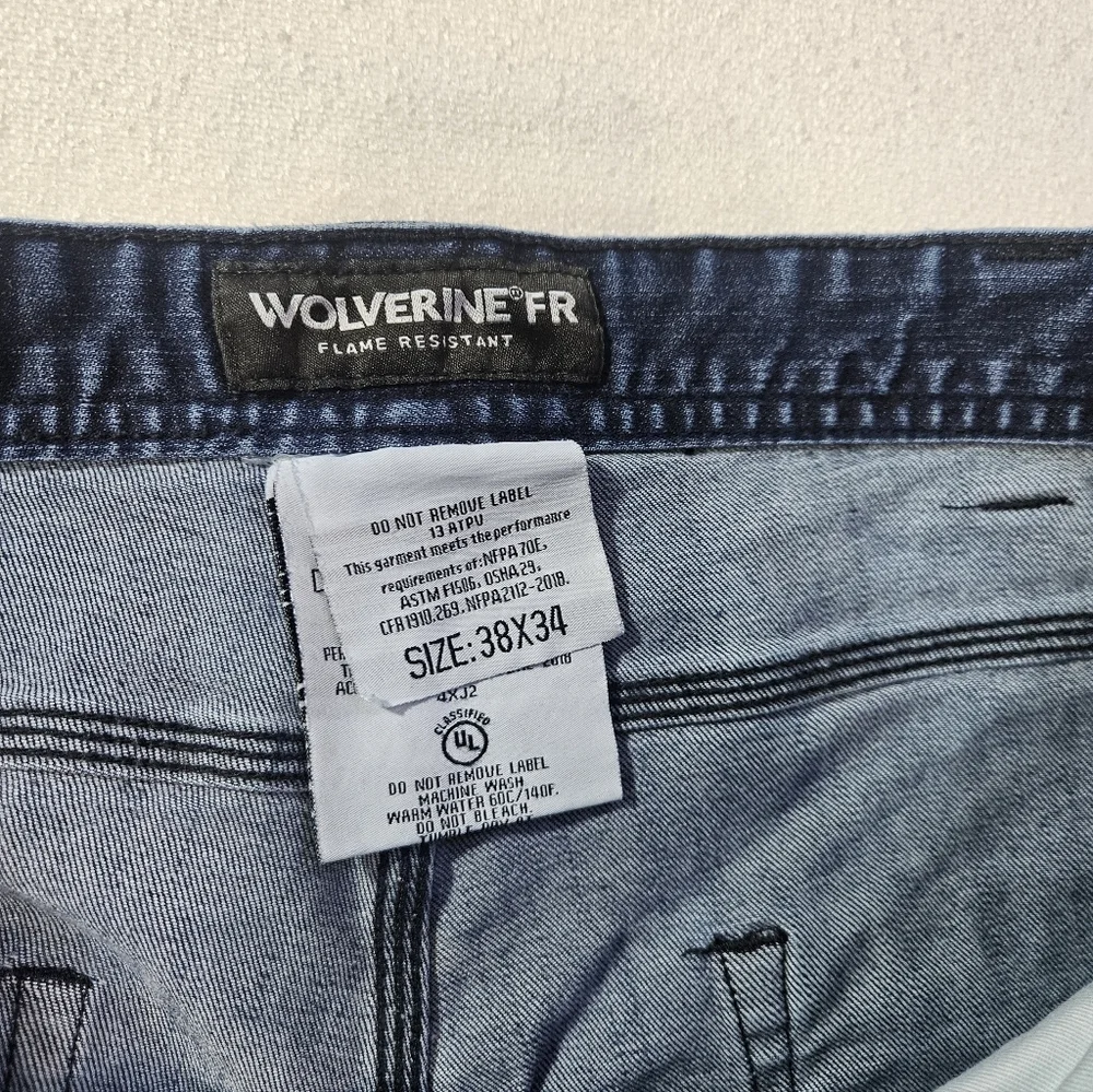 Wolverine FR Flame Resistant Jeans 38x34 - Picture 6 of 10